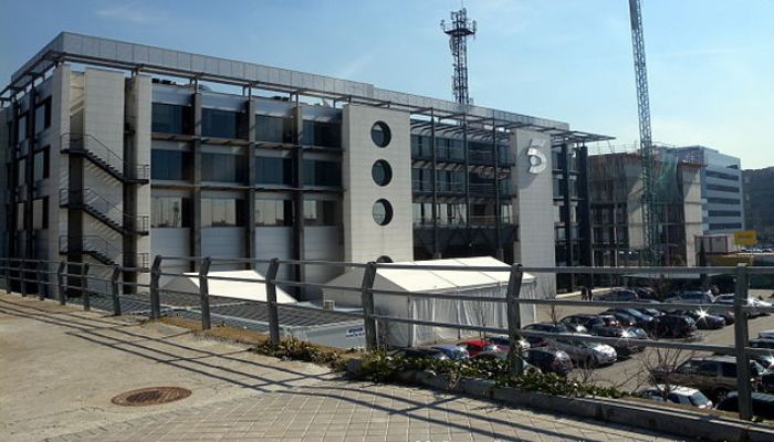 Vista del edificio de Telecinco y Cuatro en Fuencarral, Madrid | Autor: Telemania