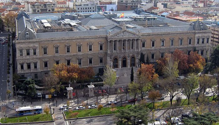 Vista de la fachada de la Biblioteca Nacional de España | Autor: FDV