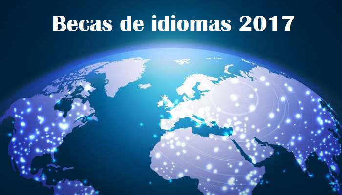 Un mapamundi de becas para aprender idiomas