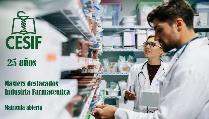 Másteres para la Industria Farmacéutica con una salud de hierro