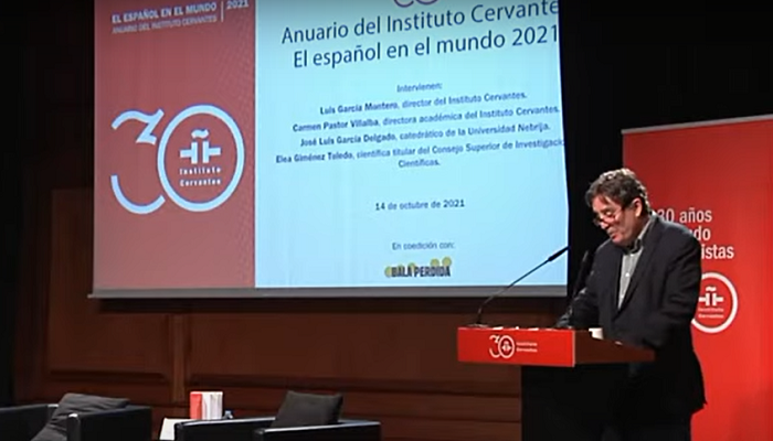 El Instituto Cervantes presenta el Anuario del Español 2021: 591 millones de hispanohablantes y despuntando en Internet