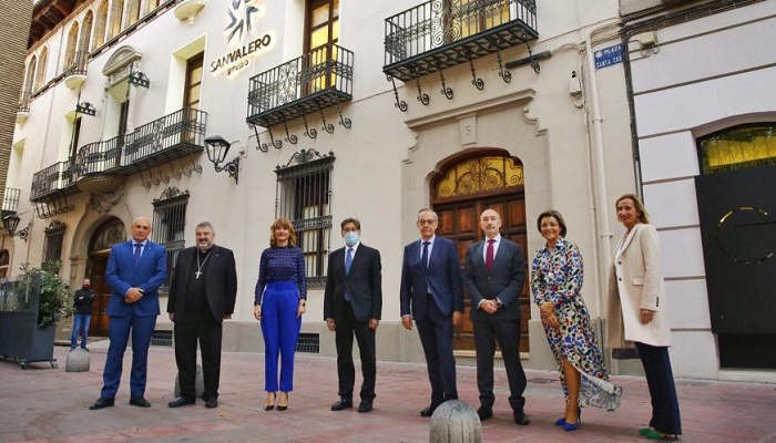 Pilar Alegría habla de la "cada vez más necesaria" Formación Profesional en la inauguración de la nueva sede de Grupo San Valero