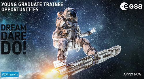 La Agencia Espacial Europea ofrece prácticas a estudiantes de máster o recién graduados